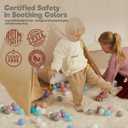 Ball Pit Balls for Toddlers | Soft, BPA-Free Plastic Balls for Baby Ball Pit, Playpen & Bounce House | Crush-Proof & Sensory-Safe Fun | Age 1+ (Iceberg Colors)