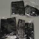 Civaner 12 Pcs 80s 90s Sweatbands Neon Sports Headbands Wristband Set for Men Women Party Cotton Headbands Terry Cloth Athletic Sweat Bands for Tennis Football Gym Outdoor Accessories (Black)