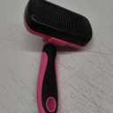 Swihauk Self Cleaning Slicker Brush for Dogs & Cats - Skin Friendly Grooming, Deshedding, Hair Removal for Puppies & Long/Short Haired Pets, Pet Supplies Accessory, Pink