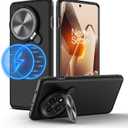 Nillkin Magnetic for OnePlus 13 Case, Compatible with MagSafe, Thin Slim Fit Case with Upgrade Camera Cover and Kickstand, Camshield Prop Case for OnePlus 13, Black