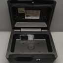 SentrySafe Fireproof and Waterproof Document Safe with Key Lock, Lock Box for Cash, Passport, Jewelry, Exterior: 16.5 in W x 14.8 in D x 7.6 in H, Black, 0.36 Cubic Feet, CHW30220