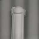 Hydronix HF4-10WHWH38 Water Filter Housing 10" RO, Whole House, Hydroponics - 3/8" Ports, Double O-Ring, White