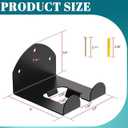 (3 Pack) Garage Organizer Trimmer Rack, Wall Mount Garden Power Tool Hanger Weed Holder,Weed Wacker Wall Rack Garage Tool Organizer for Grass Trimmer, Hedge Trimmer,Garage Tool