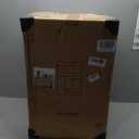 Modern Side Table,Small end Tables for Small Spaces,Black Metal nightstand,Bedside Tables,Accent Table with Storage for Couch, Bedroom,Living Room.No Assembly Required