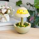 Tabletop Water Fountain for Kids Egg and Chick Themed Raindrop Indoor Fountain Children Humidifier for Desk Water Fountain Diffuser for Relaxation Humidification Meditation(Egg)