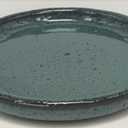 2 Pack Dark Green Ceramic 8 Inch Round Saucer, Plant Tray for Indoor Pots, Flower Plant Saucers, Dishes for Plants, Deep Plant Water Tray, Bird Bath Bowl, Holding Water Drips & Soil, Drainage Tray