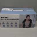 AMZPONY Cordless Neck Massager for Pain Relief Deep Tissue, Rechargeable Shiatsu Neck and Back Massager with Heat Kneading Shoulder Massage for Body Muscle Pain Relief,Gifts for Dad Mom Friends (Black)