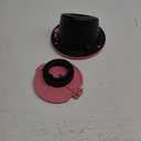 JeCar JK Fuel Filler Cover Gas Cap Aluminum Alloy Gas Tank Door Exterior Accessories for Jeep Wrangler 2007-2018 JK JKU, Pink