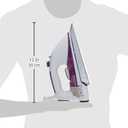 BLACK+DECKER IR1350S Professional Steam Iron with Stainless Steel Soleplate and Extra-Long Cord, Purple