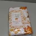 Romanstile Fall Rectangle Tablecloth 60 x 102 Inch, Thanksgiving Autumn Harvest Orange Maple Leaf Table Cloths, Stain Resistant Farmhouse Table Cover for Thanksgiving Holiday Dinner Party