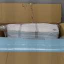 Dual Layer 4 Inch Memory Foam Mattress Topper King Size - 2 Inch Cooling Gel Memory Foam Plus 2 Inch Pillow Top Thick Mattress Pad - Pressure-Relieving Comfort (White (Medium Support))