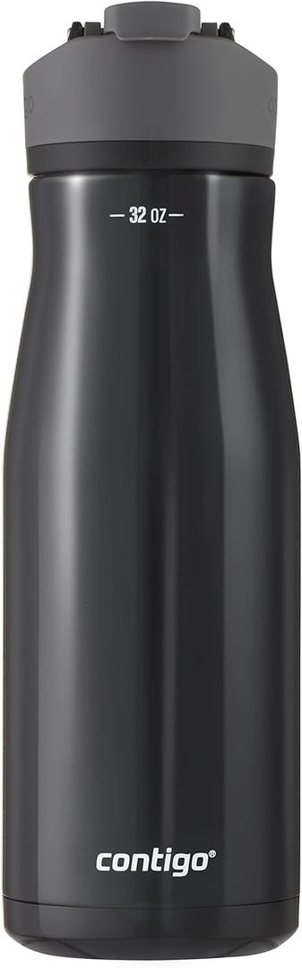 Contigo AUTOSEAL Licorice 32oz Water Bottle Ideal for Biking Cycling Sports and Outdoor Excursions (32oz (Single Pack))