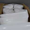 Outdoor Chair Cushions Set of 4, Waterproof Backrest and Deep Seat Cushion Set for Patio Furniture, Outdoor Sofa Replacement Cushions with Removable Cover, 24 x 24 Inch, Cream