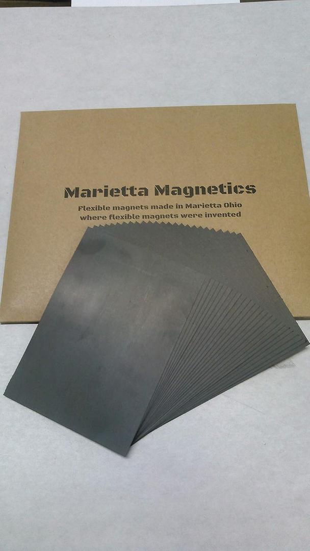 Marietta Magnetics 8.5 x 11 Plain Magnet Sheets 30 mil - 24 Pack