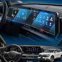 ECOZEN Screen Protector For 2023-2025 Kia Sportage - Dual 12.3-Inch Integrated Panoramic Curved Screen Protector - 4 Pcs Nano Film For 2023-2025 Kia Sportage(EX/X-Line) Accessories Plastic