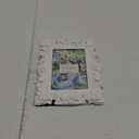 Laura Ashley 5x7 White Floral Textured Hand-Crafted Resin Picture Frame with Easel, for Tabletop & Wall Display, Decorative Floral Design Home D cor, Photo Gallery, Art & More (5x7, White) (4x6)