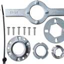 W10324651 Washer Drive Hub Kit, All-Metal Basket Driven Hub with Installation Tool, Replaces W10396887 W10396887 W10528947 W10291415 W10291416Compatible with Top Load Washing Machines