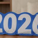 2026 Pillow Plush Blue, 16 inches Long