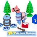 Video Game Cake Toppers - 11 Piece Set for Themed Birthdays - Enhanced Party Decorations