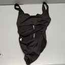 BEAGIMEG Women's Tank Top Cut Out Sleeveless Bodice Bodysuit Party Clubwear Black, Small