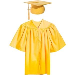 Child Matte Graduation Sets, Cap, Gown, Tassel, Charm M