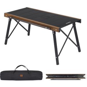 Naturehike Folding IGT Camping Table, Portable IGT Cook System, Ultralight Aluminum Camp Table for Outdoor Picnic Car RV Trip Patio Backyard BBQ, Standard