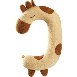 Dog Pillow - Soft Neck Pillow for Dogs, Washable Dog Calming Pillows for Better Sleep, Reduces Anxiety, Gift for Medium/Large Dogs and Cats (Yellow)