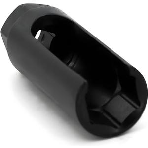 Apeixoto Oxygen Sensor Socket with Side Wire Cutout 1/2” Inch Drive x 7/8”(22mm) O2 Sensor Socket Removal Tool for Vehicles Black