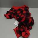 SCENEREAL Dog Pajamas for Large Sized Dogs - Soft Pet Sweater Clothes Pjs, Warm Comfy Puppy Coat Onesie Outfits for Small Medium Doggie Winter, Holiday Christmas Dog Costume Jammies (Red, L)