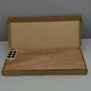 Narrow 17" Acacia Wood Riser Pedestal Stand  Farmhouse Wood Display Riser for Kitchen and Bathroom Decor - Counter Display, Plant Stand, Jewelry Holder, Vanity Tray, Candle Stand (Narrow:17"x6"x1.57")