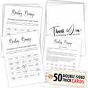 Baby Shower Bingo Game For Boy And Girl - Baby Bingo Game Gender Neutral For 50 Guest Activities