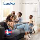 Lasko 12" Oscillating Table Fan for Home, Offices, Bedrooms, Living Rooms, 3-Speeds, Widespread Oscillation, Tilt-Back Fan Head, Portable, Black, 2017