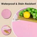 Fixwal Pink Plastic Table Cloth Disposable 54 x 108 Inch, Waterproof Rectangle Tablecloth 9 Pack for Party, Mothers Day, Picnic, Birthday