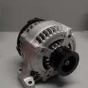 A-Premium Alternador compatible con Fiat 500 2012-2017 1.4L, 12V 120A polea de 5 ranuras en el sentido de las agujas del reloj, reemplazo # 104210-1750, TN104210-1750