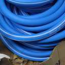 Fevone 100ft Garden Hose, Lightweight and Flexible, Heavy Duty Water Hose  5/8" ID, Burst 600 PSI, Hybrid Polymer, Kink-Resistant, 3/4" GHT Aluminum Fittings, Drinking Water Safe