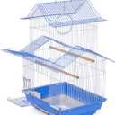 Prevue Hendryx SP1720-2 Shanghai Parakeet Cage, Blue and White