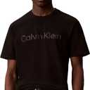 Calvin Klein Men's Relaxed Fit CK Logo Crewneck T-Shirt,  Large, Black