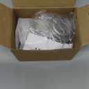 Wall Mounted All Brass Adjustable Handheld Shower Head Bracket Holder, Hand Held Shower Wand Hose Sprayer Holder (Round, Brushed Nickel)