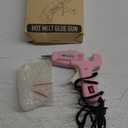 ROMECH Full Size Hot Glue Gun with 60/100W Dual Power and 21 Hot Glue Sticks (7/16"), Fast Preheating Heavy Duty Industrial Gluegun with Storage Case for Crafting, DIY and Repairs (Pink)