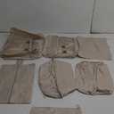 Wish U Have a Colourful Life Travel Packing Cubes, Set of 7 with Pouches, Beige
