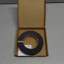 Melamine Edge Banding Black 3/4 inch x 50 ft Veneer Edging Easy Application Iron on Edge Banding Tape for Cabinet Plywood Repairs Furniture Restoration