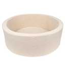 MEOGETY Kids Foam Ball Pits for Toddlers Babies Dogs Cats, Soft Infant Baby Ball Pit Pool for Girls and Boys Gifts, (Balls NOT Included) Imitation Teddy Colours