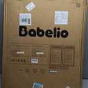BABELIO Safety Gate Door Fits for Stairs, Narrow and Wide Doorways with Auto Close, Easy Install, No Drilling, Pressure Mounted for Baby, Child, Pets, Dog/Puppy, 26''-40'', White