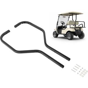 Rear Roof Strut Compatible with 1996-Up EZGO TXT Golf Cart Black Steel Powder Coated
