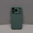 for iPhone 17 Pro Case, Liquid Silicone Cover with Camera Protection Anti-Scratch Soft Microfiber Lining Shockproof Protective Phone Case for iPhone 17 Pro 6.3", Pine Green