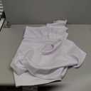 Memoriesea Women's Elegant One Shoulder Pleated Detail Bodycon Party Club Midi Dress (Medium, White)