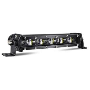 CO LIGHT Led Light Bar Single 38 inch Slim Single Row Lightbar Driving Combo Beam Off Road Work Lights with Mounting Brackets & 6D Reflectors for Truck, Car, Cabin, Boat, ATV, UTV