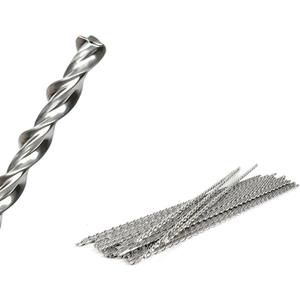 10 Pack Helical Stitching Tie, 1/4" x 40" 304 Stainless Steel Crack Repair for Wall Restoration, Compatible with Brick Block and Stone Masonry