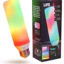LIFX T10 LED Smart Light Bulbs E26, Color Changing Smart Tube Light, Tunable White, 52-Zone Multi-Color, Flame, Dimmable, Matter Compatible, Works with Apple HomeKit, Alexa & Google Home