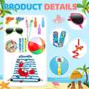 Denylo pro 110 Pcs Under Sea Party Favors Packs Ocean Birthday Party Supplies Stuffers Summer Beach Party Favors for Classroom Prizes Gifts for Kids
